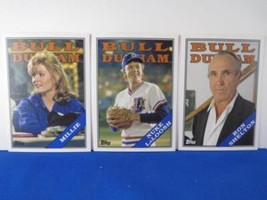 Set 2016 Topps Archives Bull Durham Nuke LaLoosh Tim Robbins Ron Shelton Millie