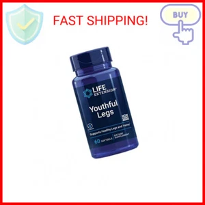 Life Extension Youthful Legs, blood flow, vein support, circulation supplement,  - Picture 1 of 2