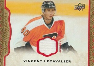 2014-15 UD Masterpieces Memorabilia Framed Red Cloth #78 Vincent Lecavalier/85