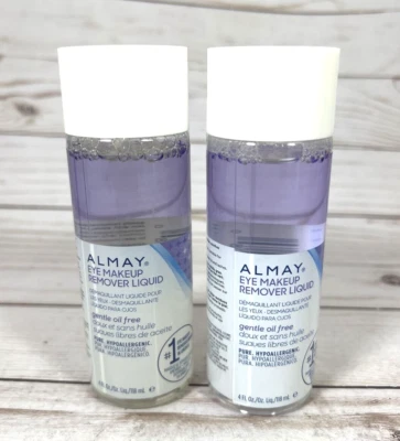 Almay Eye Makeup Remover Liquid 4oz Gentle Oil Free (2 Pack) - Image 1 of 4