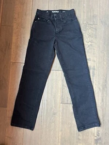 Sonoma Straight Jeans Boys Size 12 Slim Black Denim Adjustable Waist - Picture 1 of 4