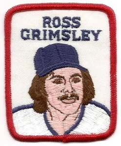 ROSS GRIMSLEY 1979 Vintage Penn Emblem Baseball Patch-Reds-Orioles-Expos - Picture 1 of 1