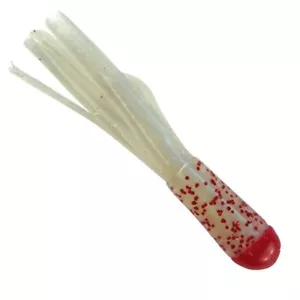 Southern Pro 1,5" Tri Color Crappie Vorrichtung Körper TC12 rot/rot funkelnd/weiß 100ct - Bild 1 von 1