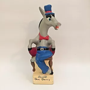 Demokratischer Esel Statue Keramik Dan Berry Sheriff 1976 Demokrat politisch 12 Zoll - Bild 1 von 8