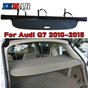 For Audi Q7 2010-2015 Retractable Rear Trunk Cargo Cover Privacy Shield Shade - Picture 1 of 8