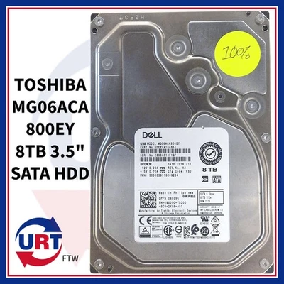 TOSHIBA MG06ACA800EY 8TB 3.5" SATA HDD #142996# - Image 1 of 4