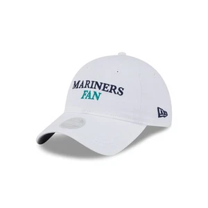 Women's New Era White Seattle Mariners Team Fan 9TWENTY Adjustable Hat - Picture 1 of 5