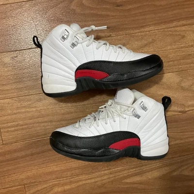 Nike  Air Jordan 12 Retro Taxi Flip White Size 4.5Y (4.5 Y) - Image 1 of 4