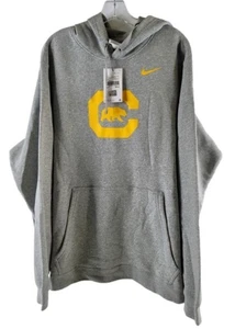 Nike Club Fleece PO Hoodie 2XL Dark Heather UC Berkeley NWT List $69.99 - Picture 1 of 10