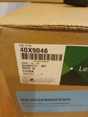 Genuine Lexmark 40X9046 Fuser Unit MX910/911/912 - Image 1 of 4