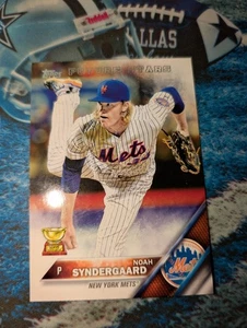 Noah Syndergaard 2016 Topps Series 1 Future Stars All Star Rookie Gold 🏆Cup #43 - Picture 1 of 3