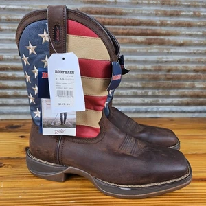 Durango Rebel Mens American Flag Western Boot SoftSquare Toe DB5554 Sz 11.5D New - Picture 1 of 18