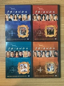 Friends The Best Of Seasons 1, 2, 3, 4 DVD Snap Case - Picture 1 of 2