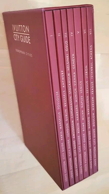 Louis Vuitton European Cities Travel Guide 7 Books Slipcase 1998 Vintage 1st Edi - Image 1 of 4