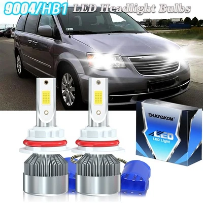 Para Chrysler Town & Country 1990-1995 9004 Faro LED haz alto/bajo 6000K Bombillas Foto 1 de 4