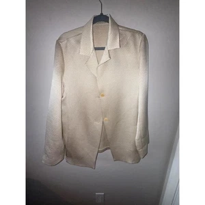 Peter Cohen Blazer Mens Large Silk Wool Blend 2Button Tailored Modern Italian - Picture 1 of 5