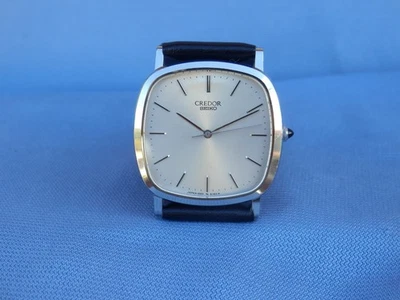 Seiko Credor Quartz 5931 Shiseido Stainless Steel Sapphire Japan Made 1982 - Immagine 1 di 4