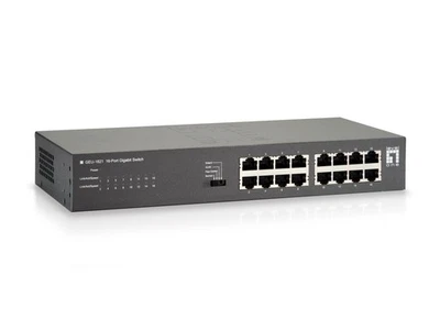 LevelOne GEU-1621 switch di rete Gigabit Ethernet (10/100/1000) Grigio - Immagine 1 di 3