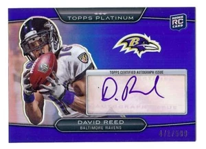 2010 TOPPS PLATINUM DAVID REED BLUE REFRACTOR RC ROOKIE AUTO AUTOGRAPH #471/599 - Picture 1 of 1