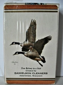 Vintage Richard Bishop Geese With Wi. Advertising Sealed Deck of Playing Cards - Picture 1 of 10