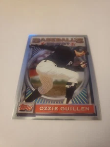 1993 Topps Baseball’s Finest Baseball #128 White Sox Ozzie Guillen - Picture 1 of 3