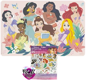 Disney Princess Placemat Essentials with DSE Bonus Mystery Towel for Kids - Picture 1 of 4