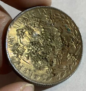 1882 MEXICO 8 REALES WITH CHINESE CHOPMARK SILVER COIN - Picture 1 of 4
