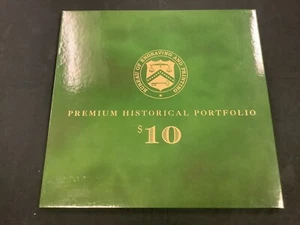 $10 Premium Historical Portfolio Uncirculated 1995 & 1999 $10 Dollar Bills! - Picture 1 of 8
