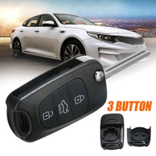 New Style 3 BN Flip Remote Key Fob Case Shell for KIA Rondo Sportage Soul Rio