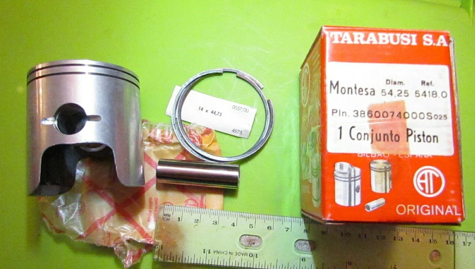 Montesa Cappra 125 ВА поршневой комплект +0,25 p/n 3860.074 новый из старых запасов # 3 54,25 38 М 1975-1976 - Изображение 1 из 4