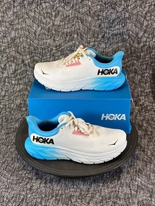Hoka Arahi 7 Running Shoes Women's Size 9.5 Blanc de Blanc / Swim Day - Picture 1 of 11