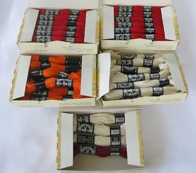 50 DMC Broder Special # 16  Art. 107 CUTWORK THREAD Skeins Ecru 321 815 947 - Image 1 of 2