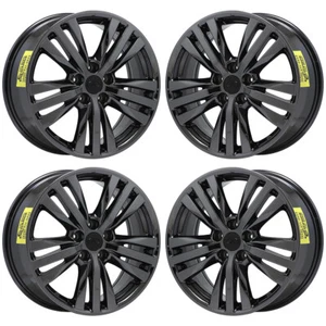 18" Infiniti QX60 Luxe Black Chrome wheels rims OEM 2016-2020 set 4 73782 - Picture 1 of 7