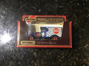 MATCHBOX MODELS of YESTERYEAR Y-19 1929 MORRIS COWLEY VAN BRASSO Livery Boxed - Picture 1 of 6