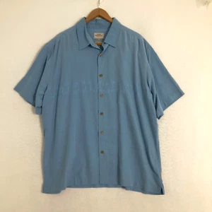 Quiksilver Waterman Collection Comfort Fit Shirt Mens XXL Hawaiian Tribal Camp - Picture 1 of 9