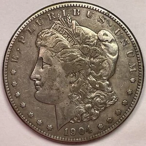 1904-S Morgan Dollar Extremely Fine XF Coin #15897 - Picture 1 of 3