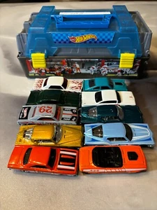 Hot Wheels 1/64 Storage Case W/cars. Stocking Stuffers  lot5 - Picture 1 of 6