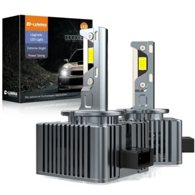 D-Lumina D1S LED Upgrade Bulb Kit, 20000LM 120W 6500K White CANBUS LED Bulbs - Image 1 of 4