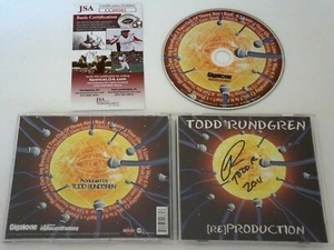TODD RUNDGREN Auto 2011 (Re)Production signed CD komplett JSA COA Autogramm - Bild 1 von 2