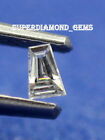 Certified Natural Diamond Pair Tapered Cut Loose 0.081 Ct Clean H/Si1 Grade Gem