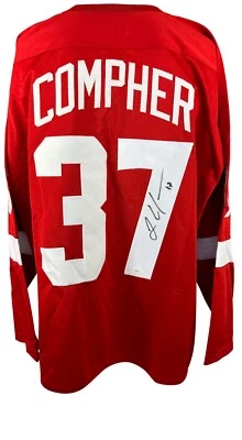 JT Compher signed autographed jersey NHL Detroit Red Wings JSA COA - Image 1 of 4