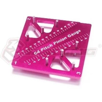 3RACING ST-007 ALLOY Pinion & Camber Gauge For 1/10 RC Touring Car - Image 1 of 4