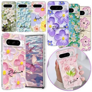 Case For Google Pixel 9 Pro XL/8A/7A/6/5A Oil Painting Flower Personalised Cover - Picture 1 of 55