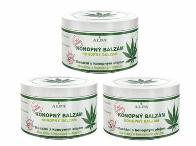 3 Stück - ALPA HANF BALSAM 250ml DOSE NEU