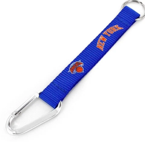 New York Knicks 8” NBA Carabiner Lanyard Team Keychain Cover