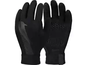 NIKE Academy Hyperwarm Football / Soccer Gloves Black Youth Sizes M or LG - Picture 1 of 3