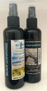 Sea Fishing Bait Oil - Concentrated - BLACK LUGWORM - Extracted Natural Spray 