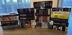 CORNWELL-CLANCY-HIGGINS-CLARK+ Audio Tape Cassettes & CDs - Picture 1 of 5