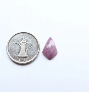 Piedra preciosa suelta facetada corte rosa zafiro natural corte rosa 17X11MM Ct.6 - Imagen 1 de 7