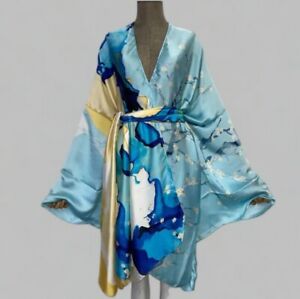 Women’s Long Silk Kimono